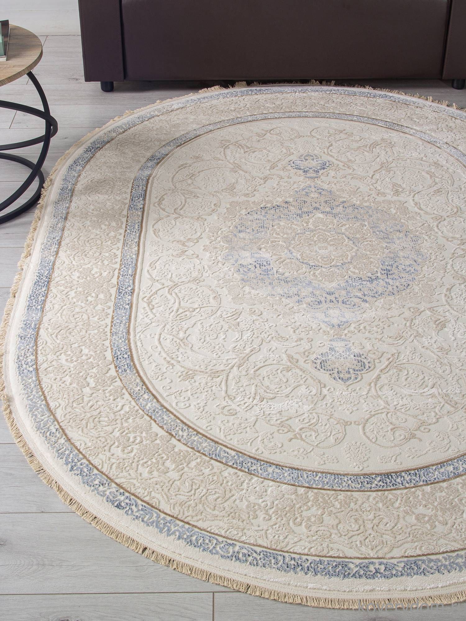 Ковер Jasmine 30950U CREAM / CREAM Овал