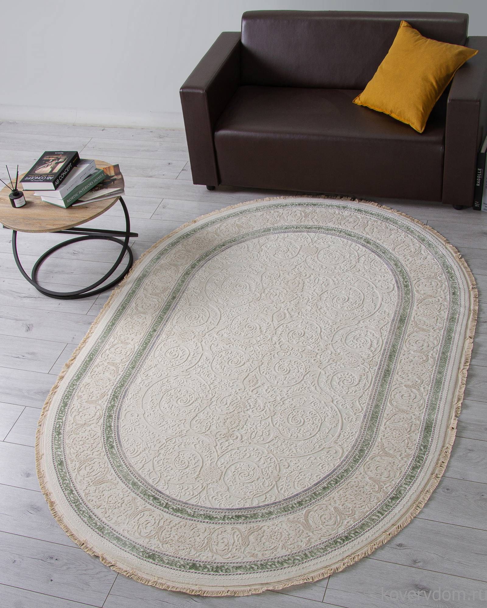 Ковер MELODY 30896U CREAM / CREAM Овал