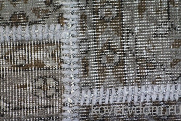 Винтажный ковер 100% шерсть пэчворк R-8751