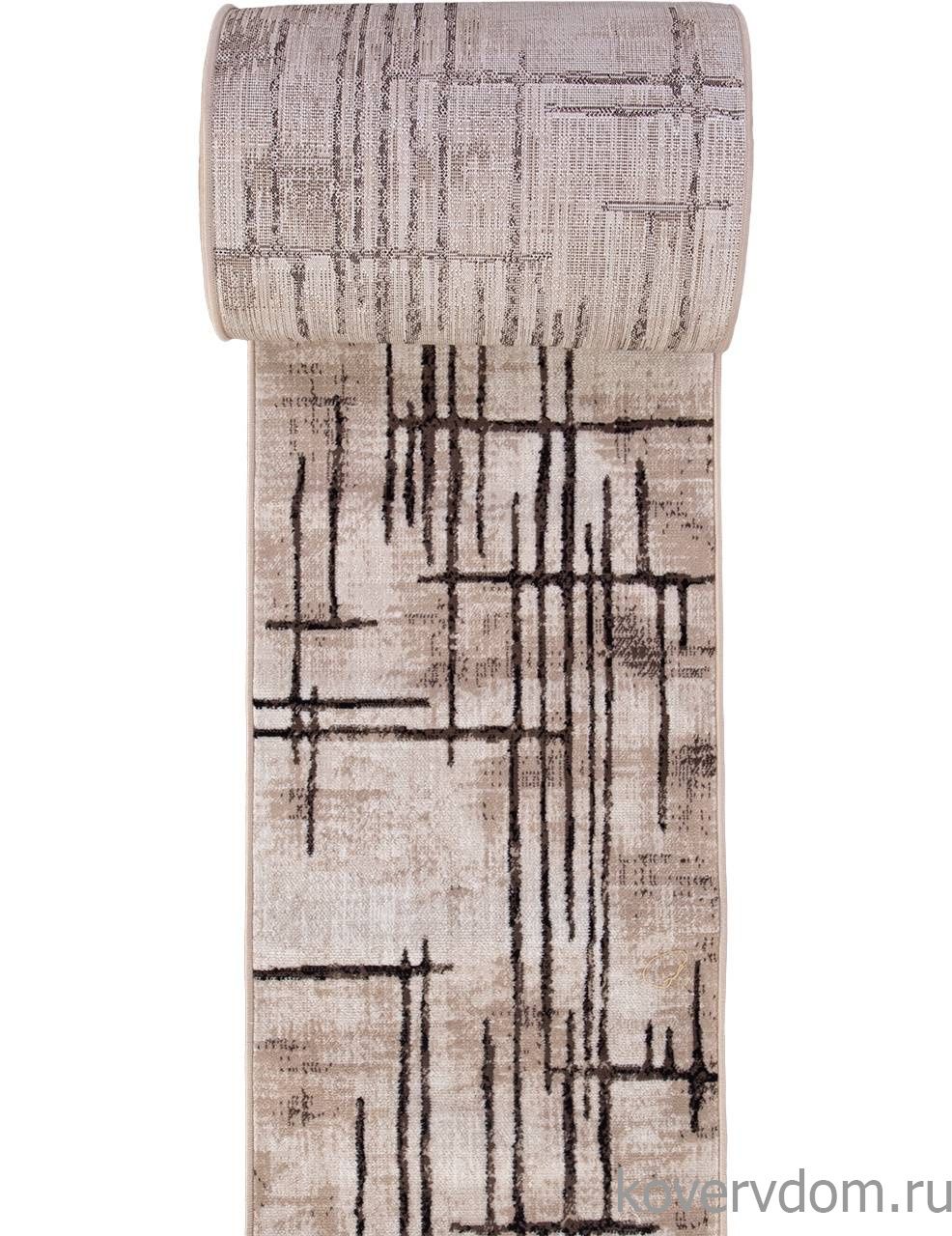 Ковровая Дорожка SIERRA D717 BEIGE-BROWN