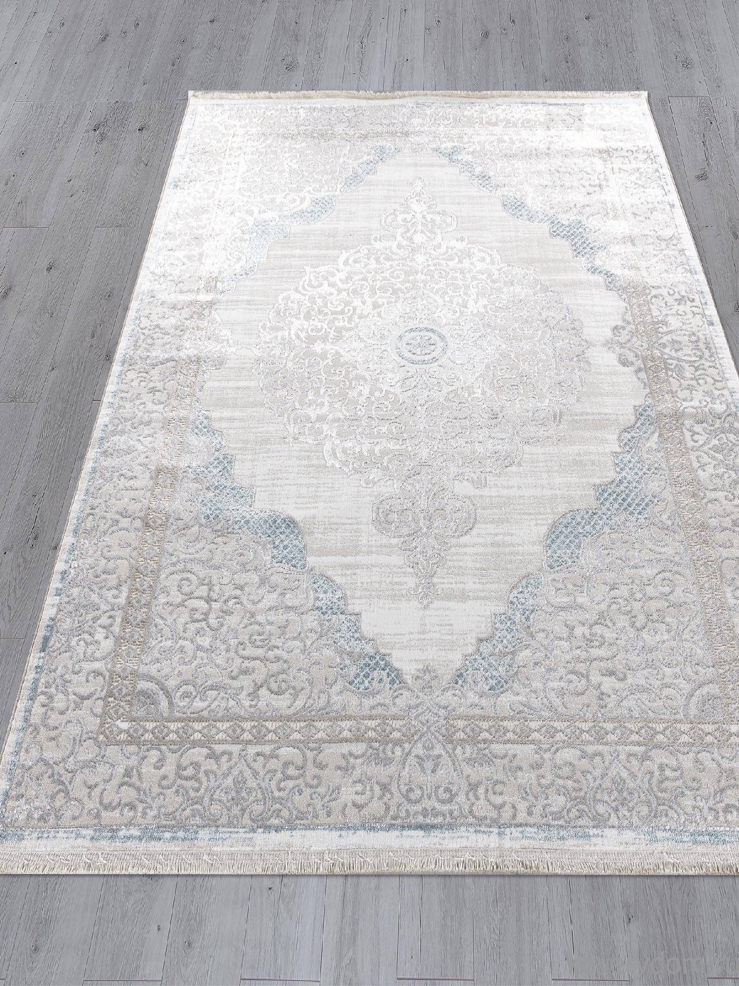 Ковер EFSAN L279A CREAM SHRINK / BLUE FDY