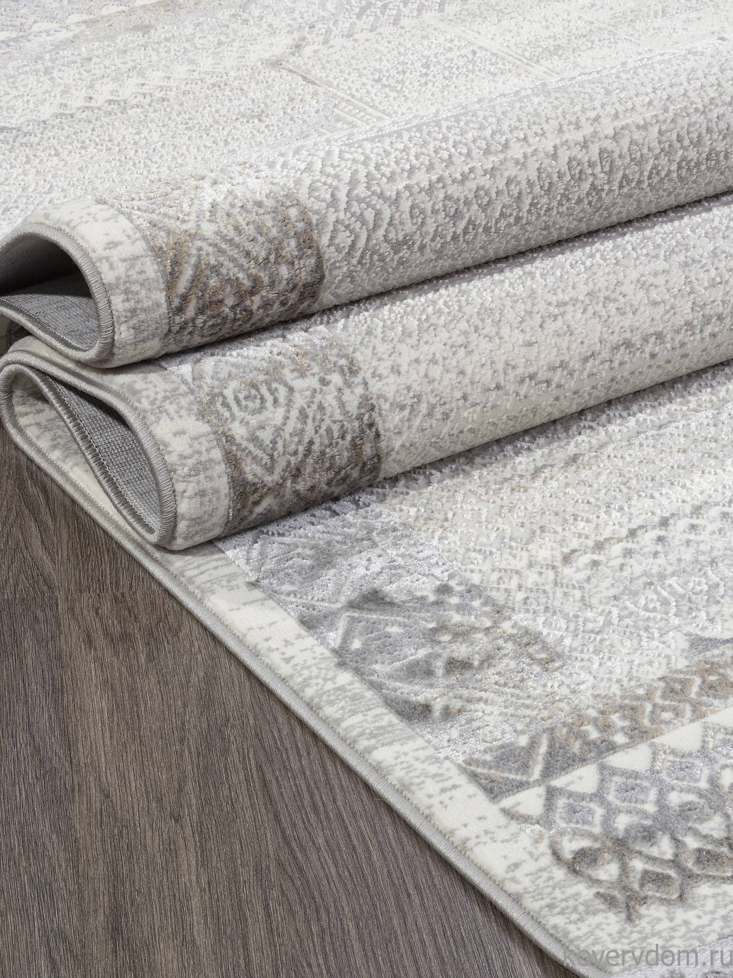 Ковер ASADU 07541A CREAM HB / GREY FDY