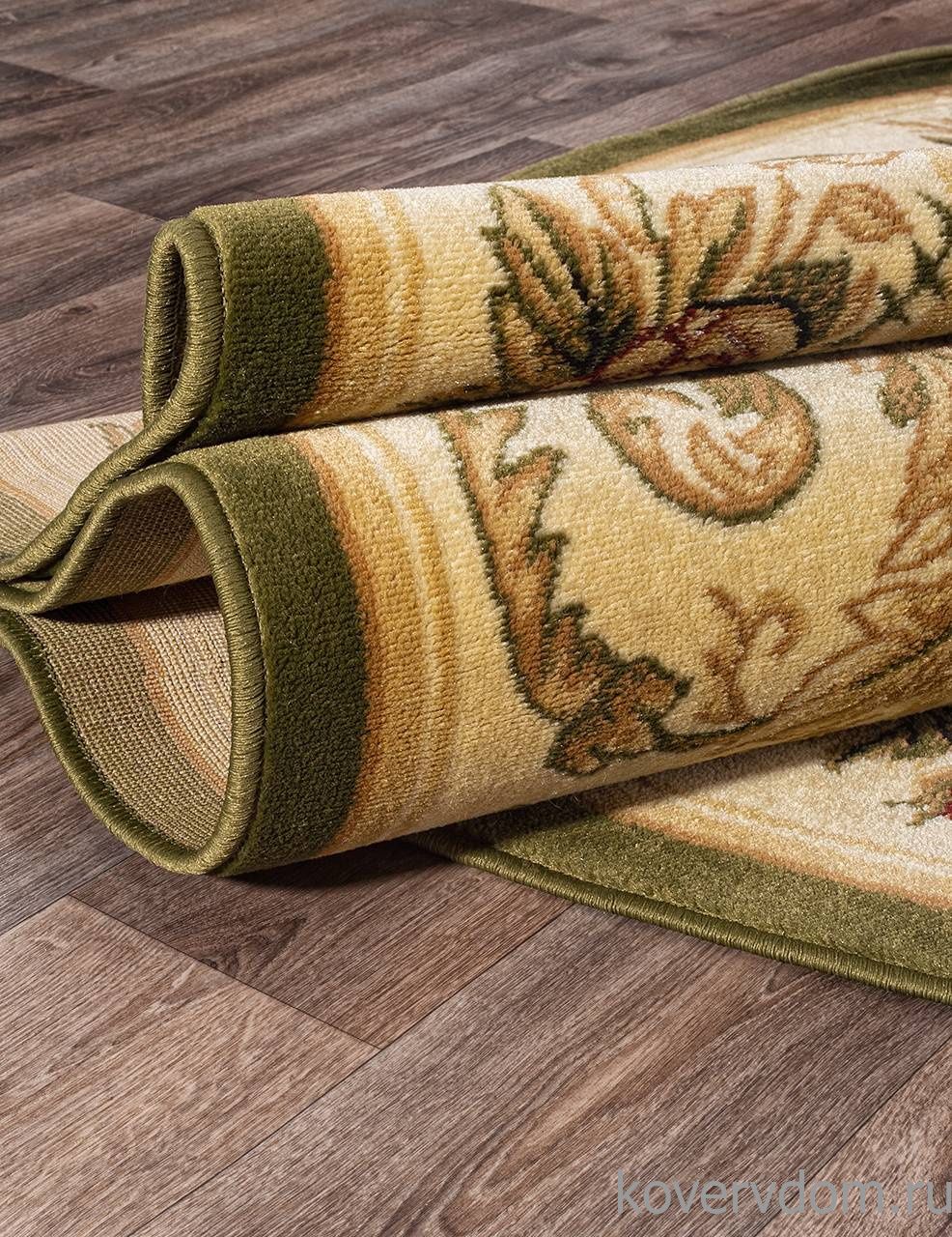 Ковер OLYMPOS D468 GREEN Овал