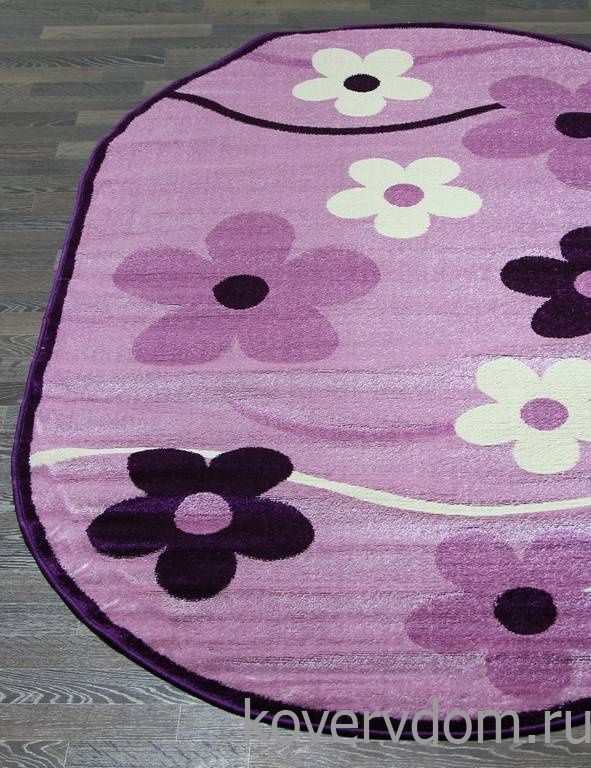 Ковер SUNRISE 2 V117 PINK Овал