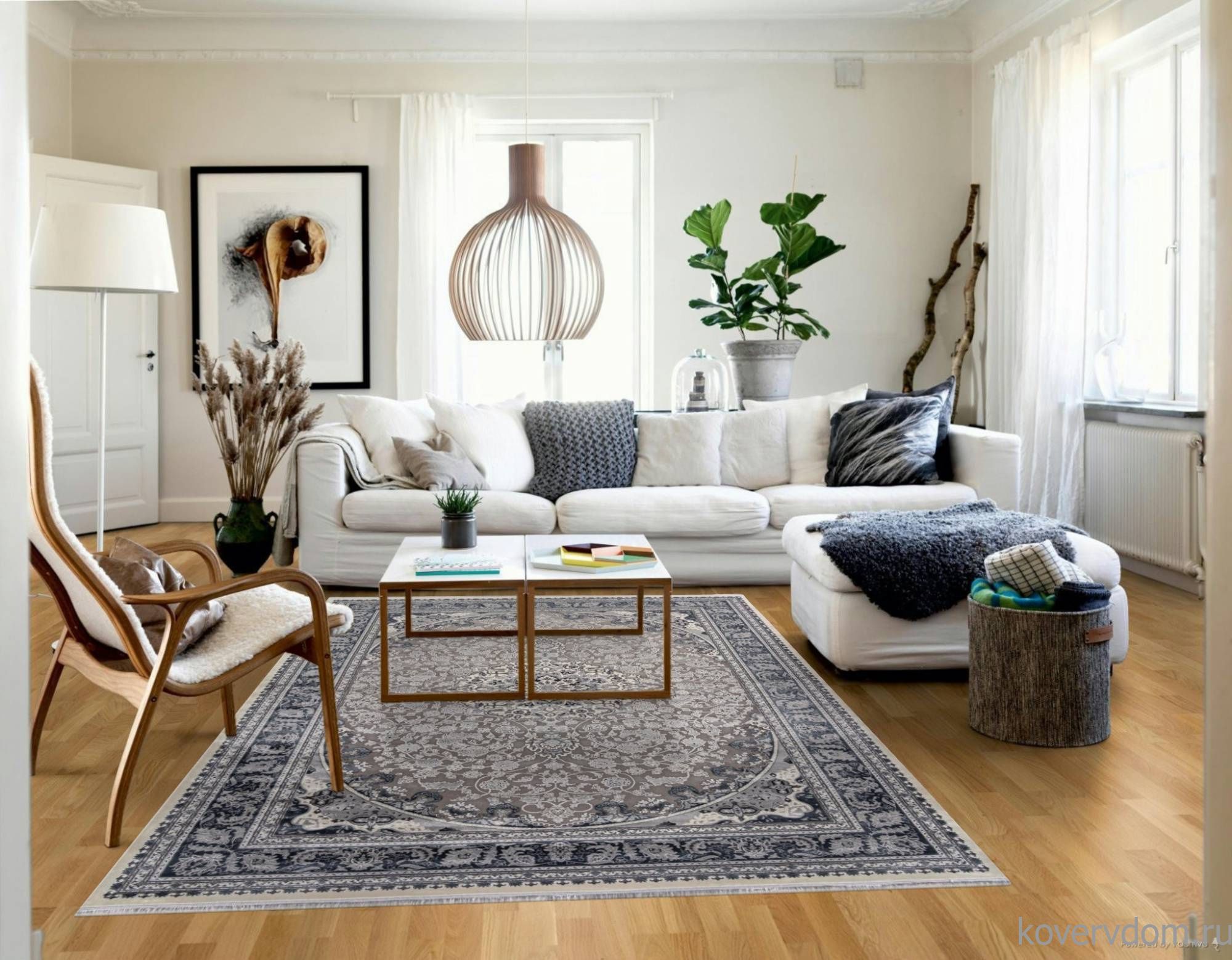 Ковер DUBAI 00268 GREY / BLUE