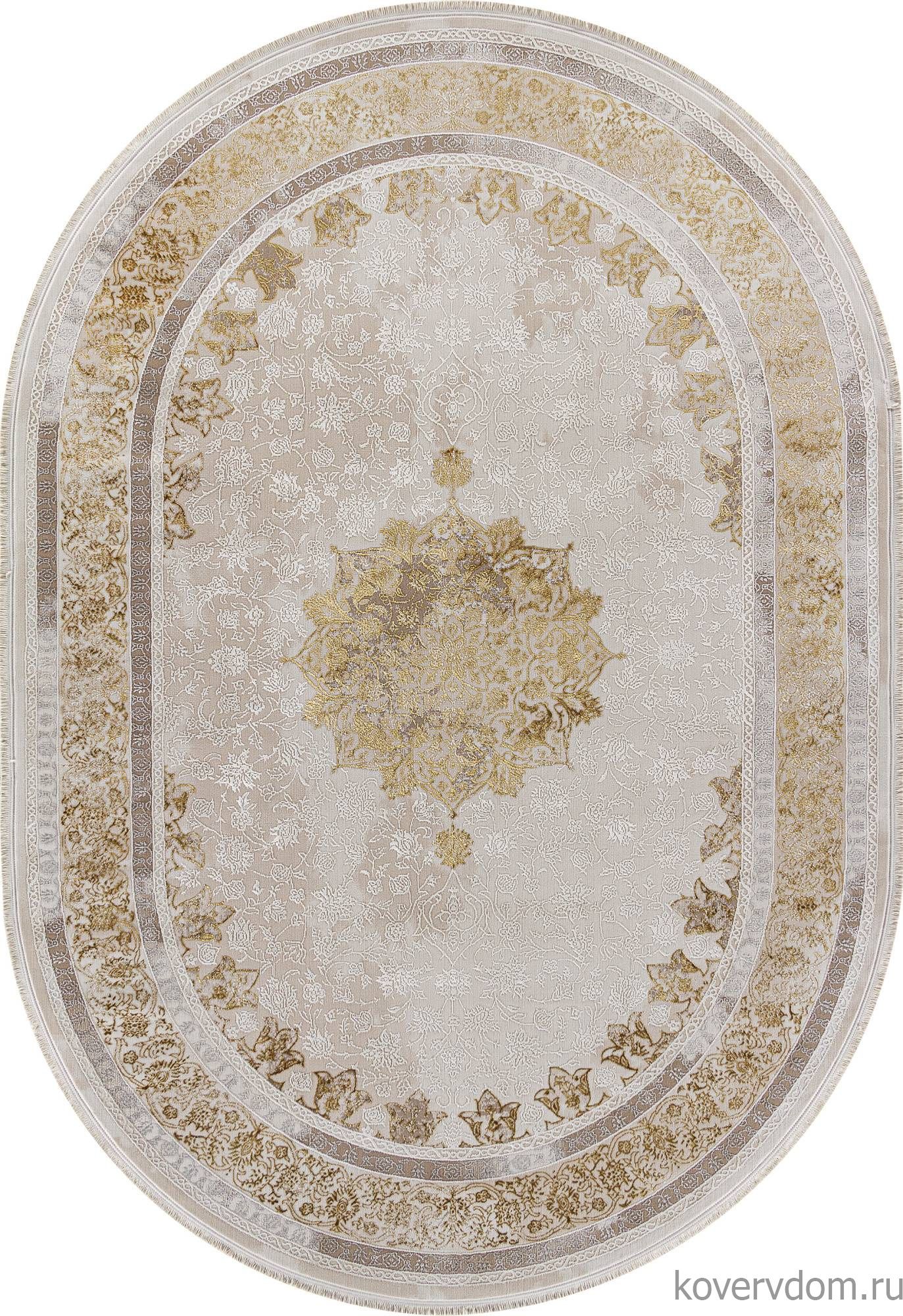 Ковер DELINA A064A CREAM / GOLD FDY Овал