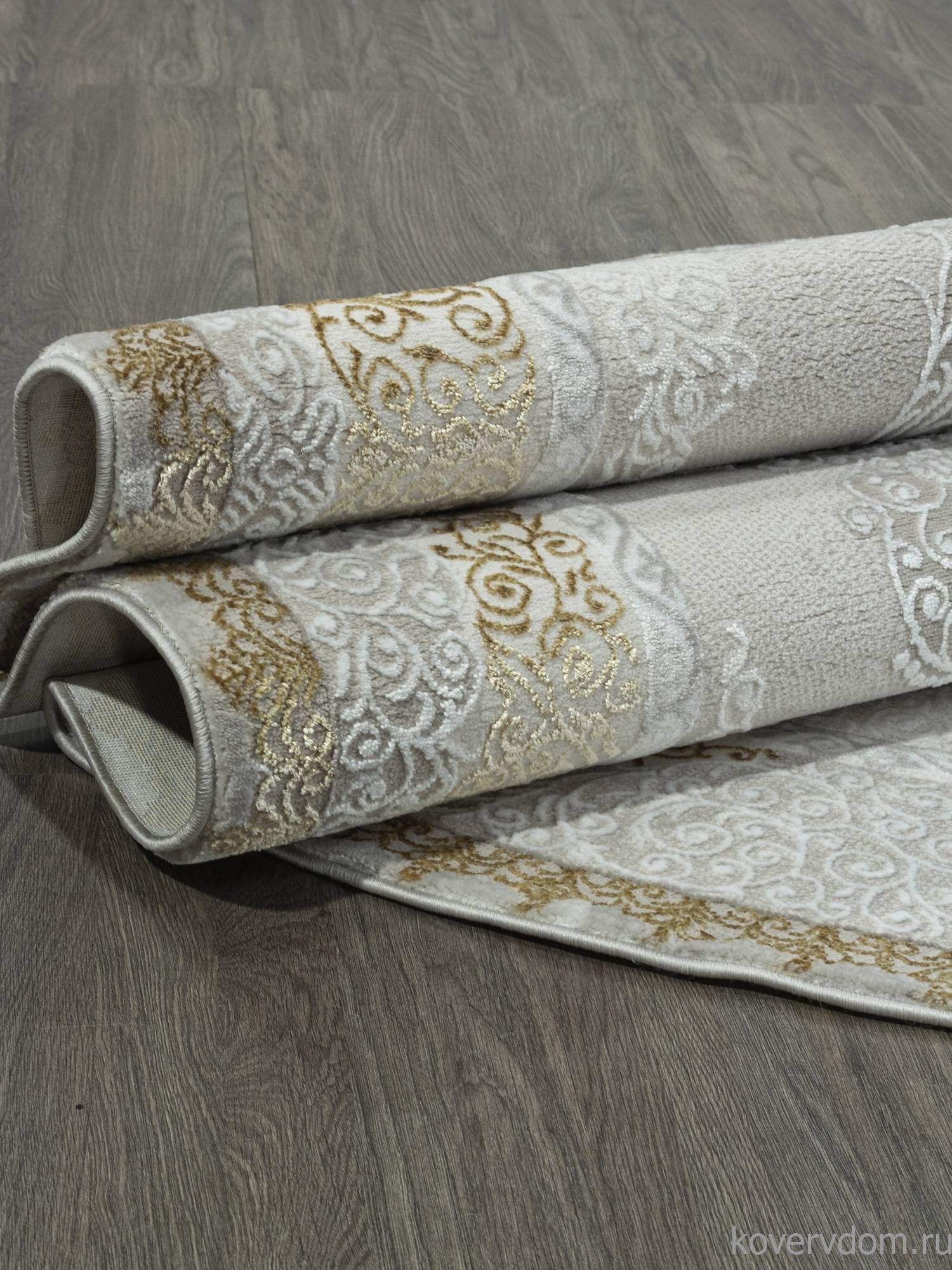 Ковер NENSI GL074E BROWN / BROWN Овал