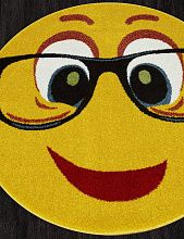 Ковер в детскую желтый SMILE NC14 YELLOW Круг
