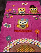 Ковер розовый CRYSTAL 2740 PURPLE