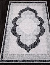 Ковер Valentino Y502A LIGHT GREY SHIRINK / BLACK