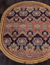 Овальный ковер розовый BUHARA D435 DARK PINK Овал