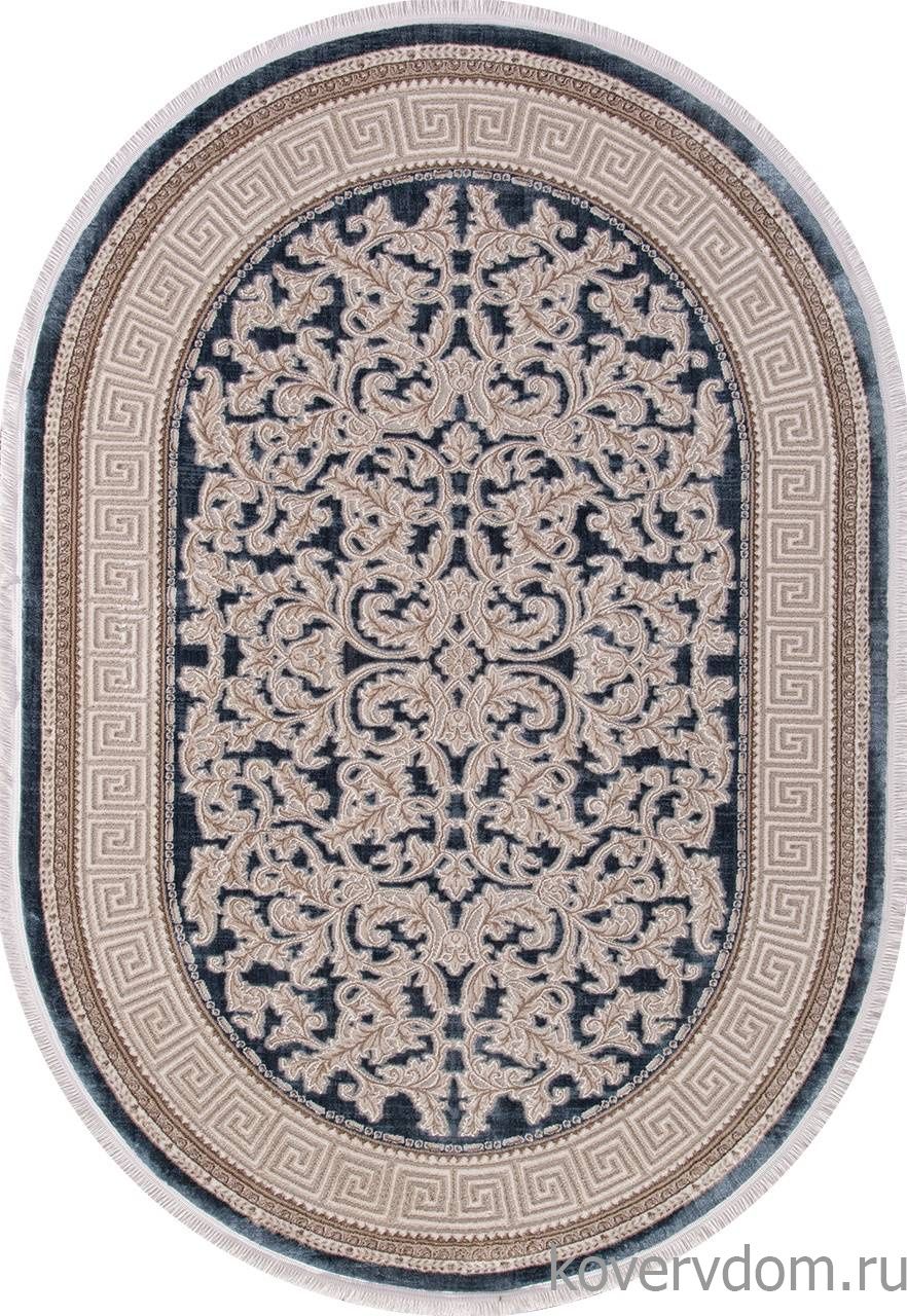 Ковер STAR P0384 D.BLUE / D.BLUE Овал