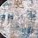 Ковер ALLURES 12004 CREAM / BLUE Круг Ковер ALLURES 12004 CREAM / BLUE Круг