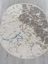 Ковер из Турции серый MOSSO 27231A GRY / NAVY Овал