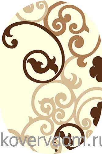 Ковер SUNRISE v805 LIGHT CREAM Овал Ковер SUNRISE v805 LIGHT CREAM Овал