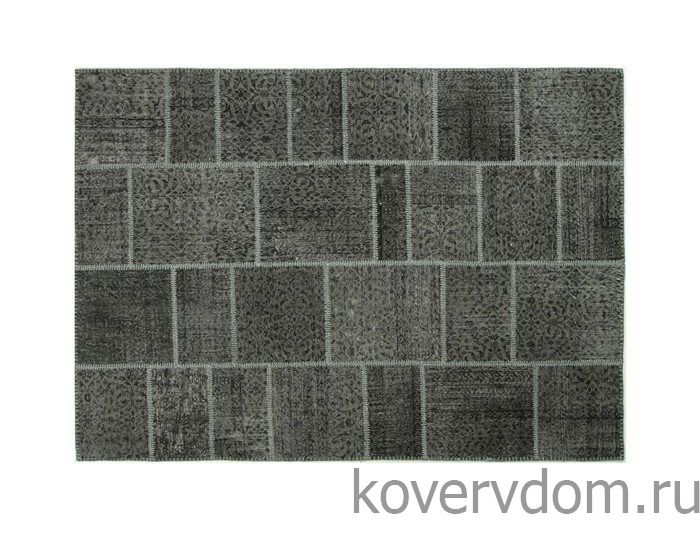 Винтажный ковер 100% шерсть пэчворк R-8751