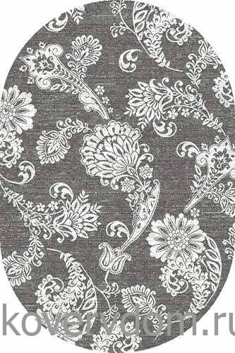 Ковер SILVER d232 GRAY Овал
