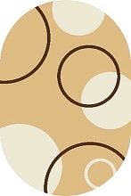 Ковер COMFORT SHAGGY 2 s610 BEIGE 2 Овал