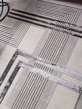 Ковер с бахромой NOVA 04075A CREAM HB / ICE GREY HB